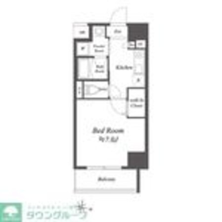 ルクレ菊川の物件間取画像